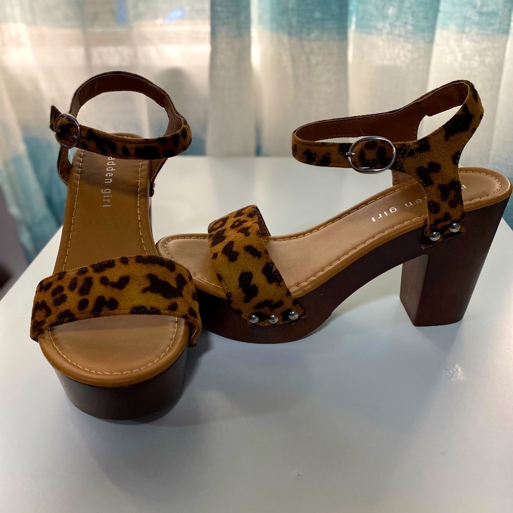 Madden Girl Woman’s Platform high heel sandals